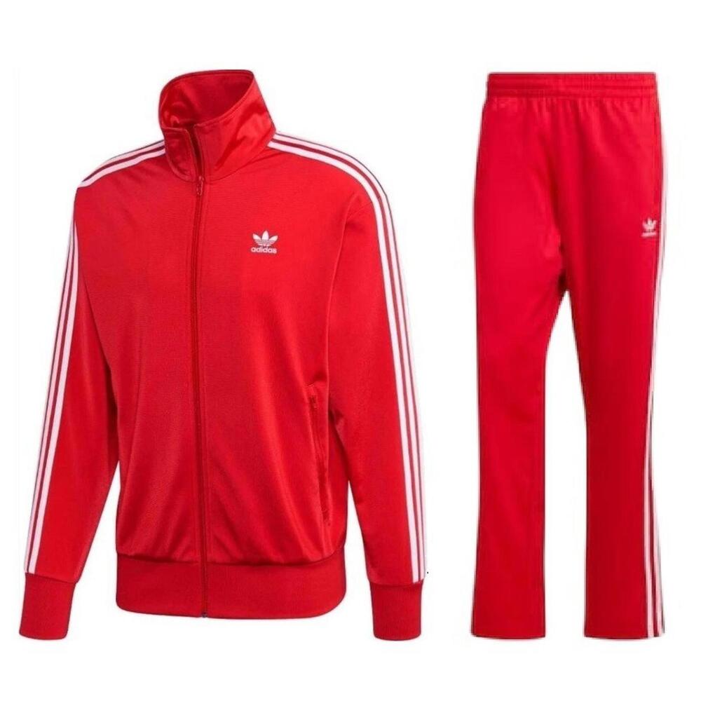 Adidas Originals Firebird Track Suit Jacket & Pants RED  Men’s Size XXL 2XL